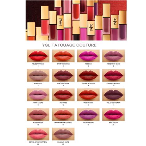 ysl tatouage couture best seller color|ysl tattoo couture lip dye.